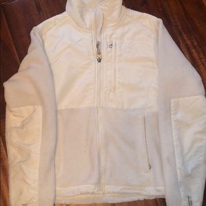 White North Face jacket